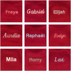 Bashful Cream Bunny with Personalised Red Jumper