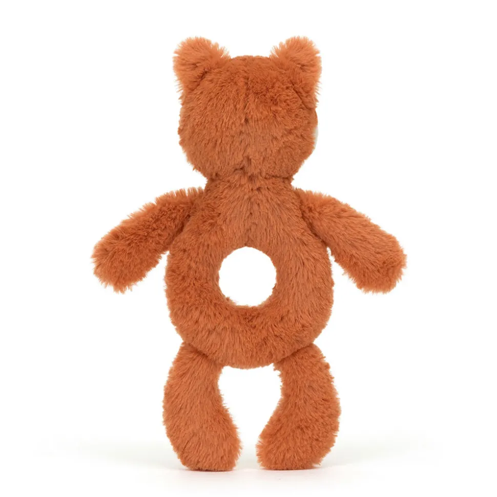 Bashful Fox Cub Ring Rattle