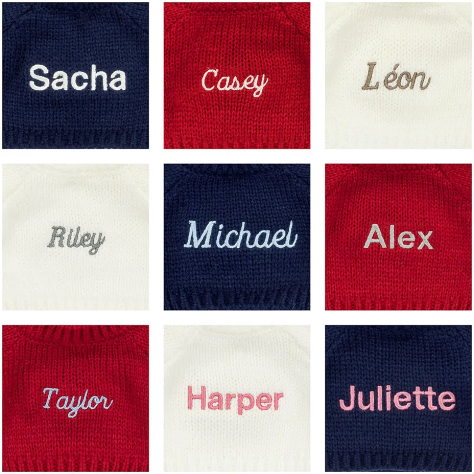 Bashful Viola Bunny with Personalised Navy Jumper