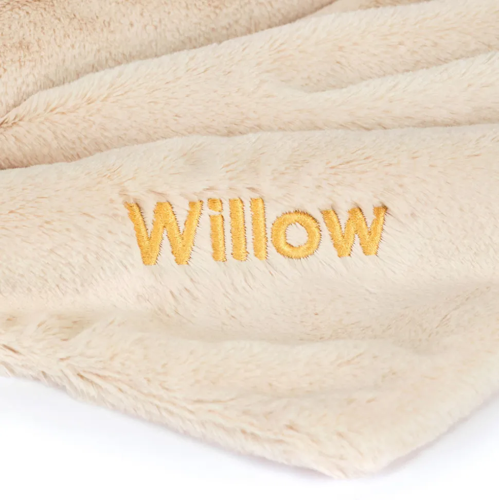 Personalised Bashful Luxe Bunny Willow Blankie