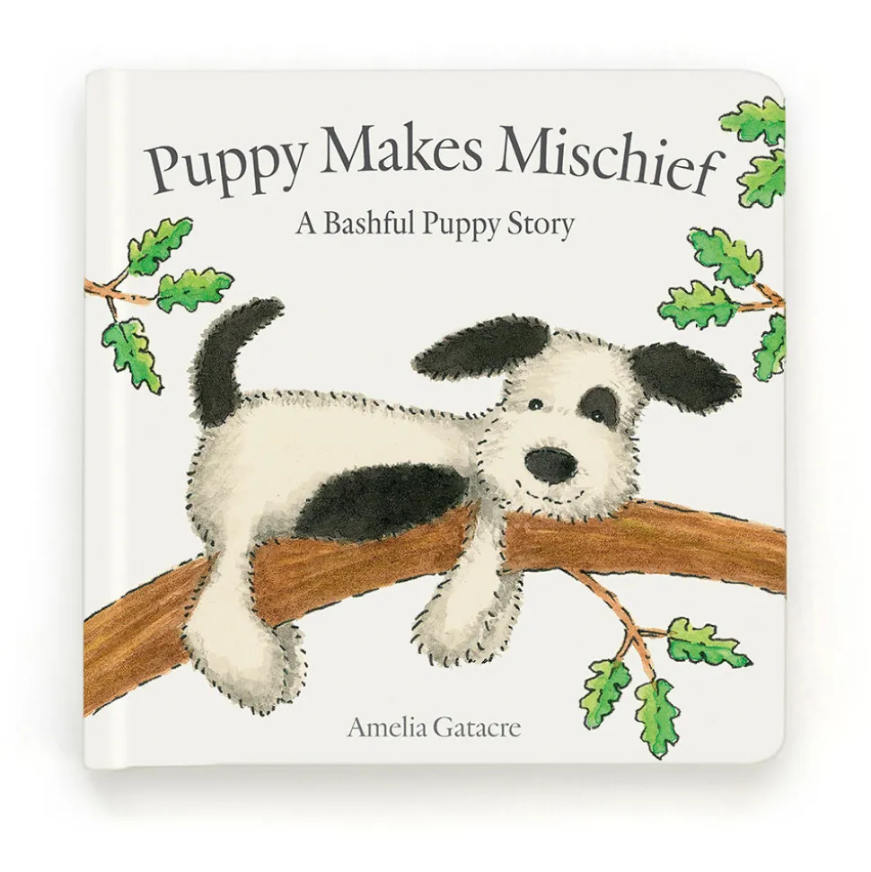 Puppy Makes Mischief Book and Bashful Puppy Medium